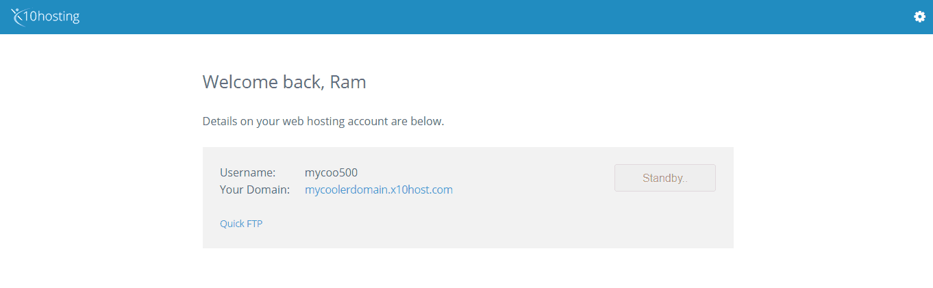 free web hosting for wordpress x10hosting web hosting account