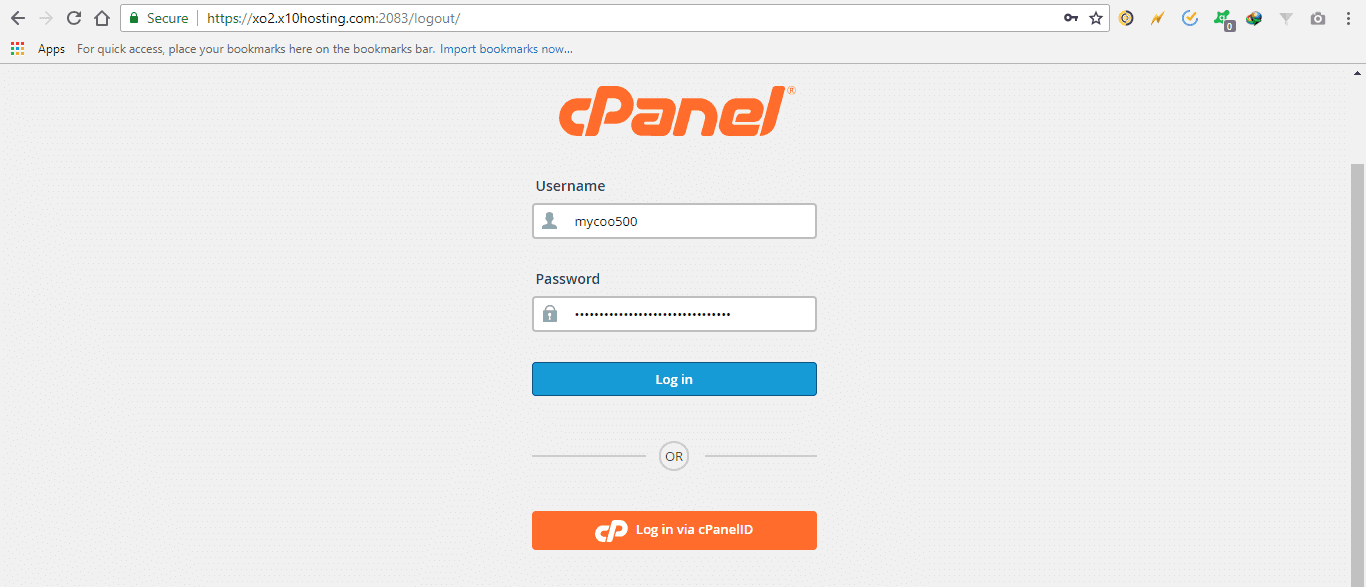 free web hosting for wordpress x10hosting cpanel login