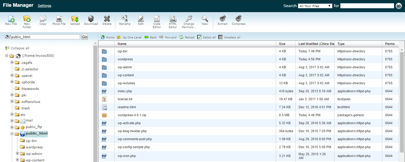 free web hosting for wordpress x10hosting cpanel file manager move wordpress