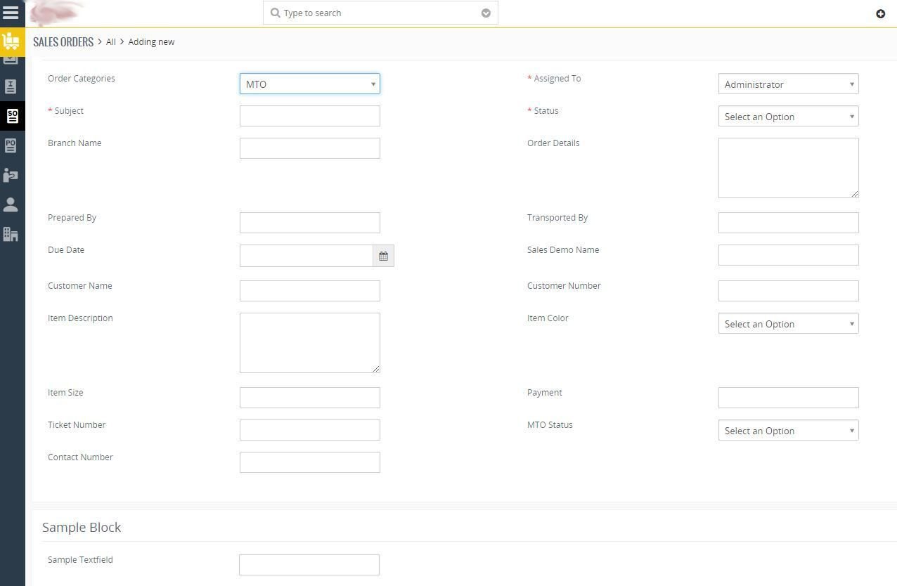 vtiger dynamic fields and blocks show hide fields blocks based on another field value 1