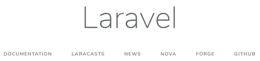 laravel welcome page
