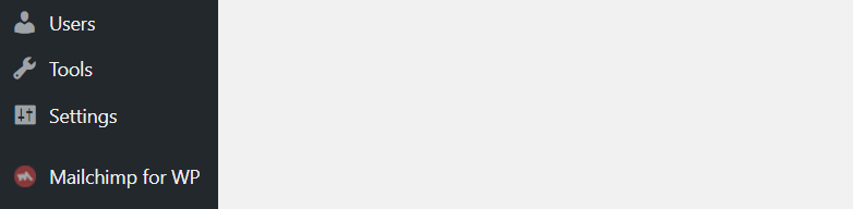 mailchimp for wordpress activated