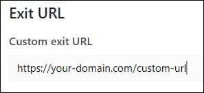 WebinarPress custom exit URL